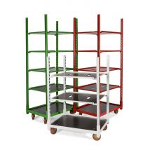 Coloured Danish trolleys